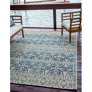 8' x 11' 4 Outdoor Modern Rug