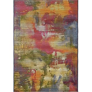 Unique Loom 4' x 6' Outdoor Modern Rug