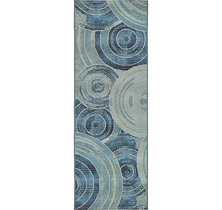 2' x 6' Outdoor Modern Runner Rug