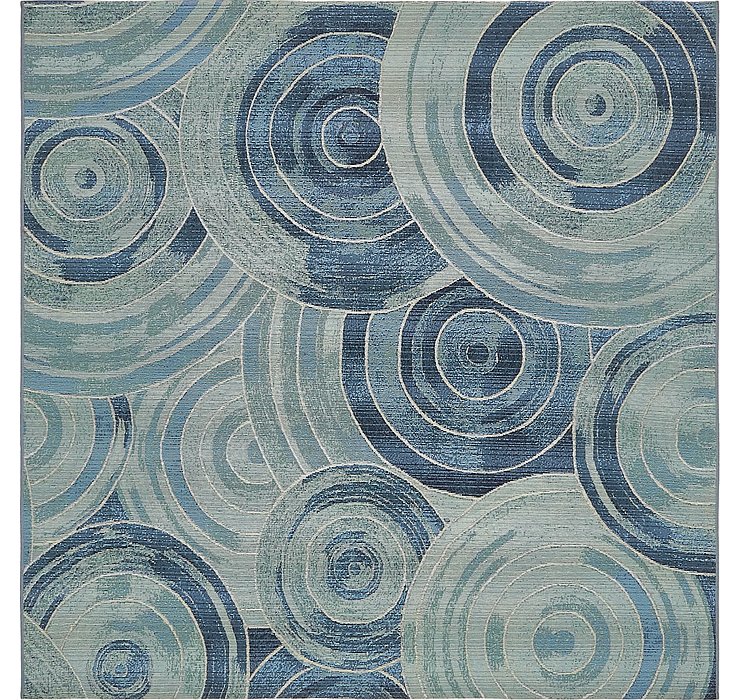 6' x 6' Outdoor Modern Square Rug