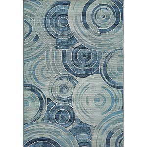 Unique Loom 5' 3 x 8' Outdoor Modern Rug