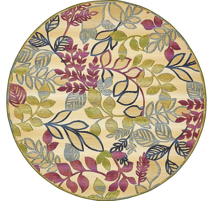 245cm x 245cm Outdoor Botanical Round...