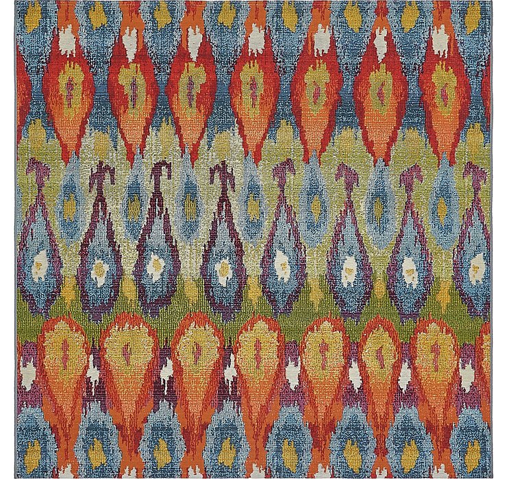 6' x 6' Outdoor Modern Square Rug