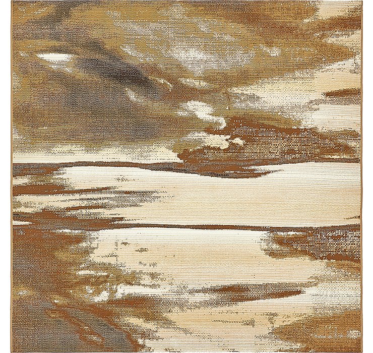 6' x 6' Outdoor Modern Square Rug