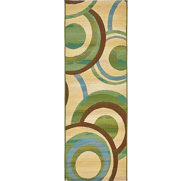 2' x 6' Outdoor Modern Runner Rug