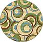 8' x 8' Outdoor Modern Round Rug thumbnail
