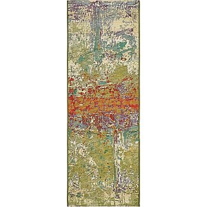 Unique Loom 2' x 6' Outdoor Modern Runner Rug
