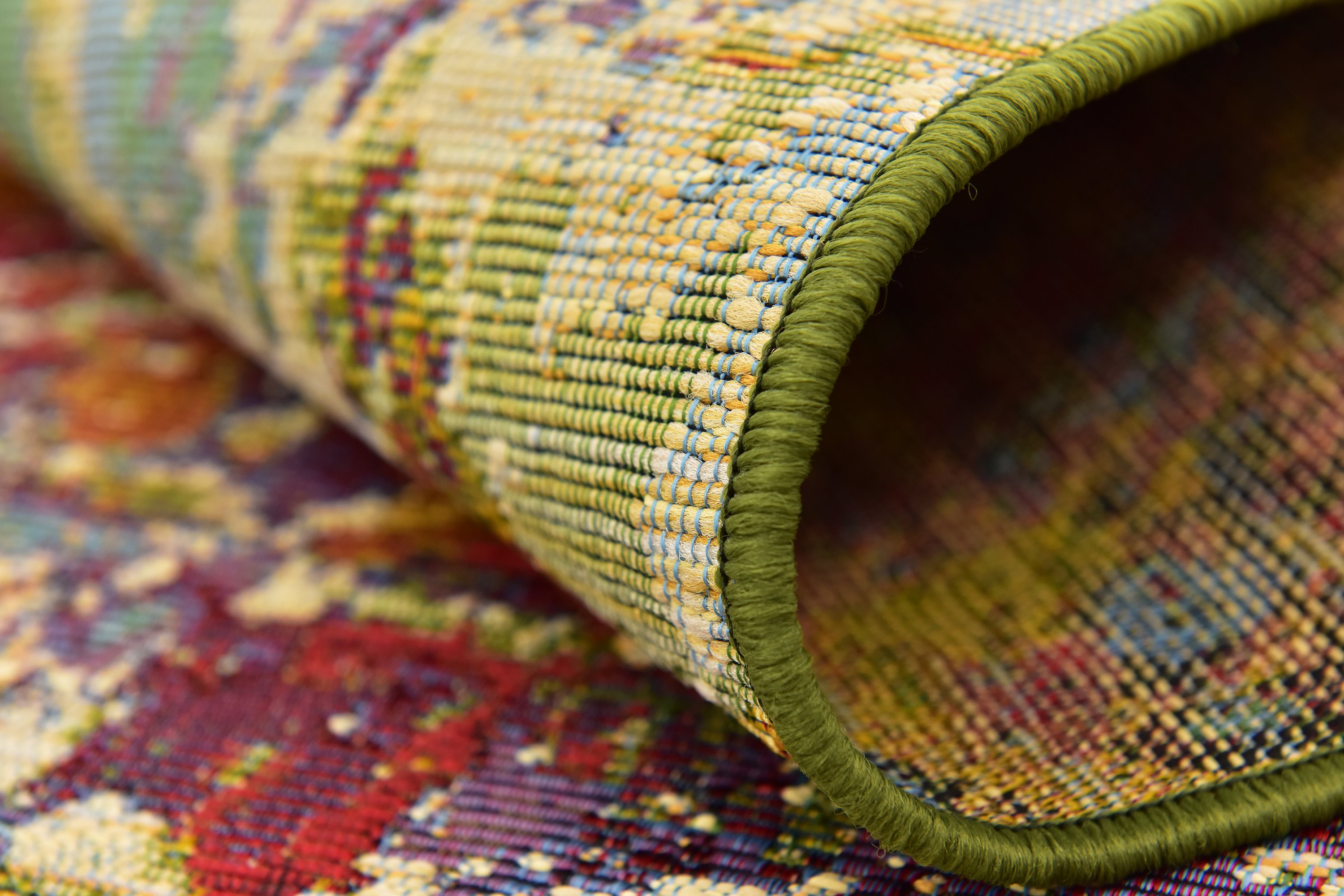 Multi 6' x 6' Outdoor Modern Square Rug Area Rugs eSaleRugs