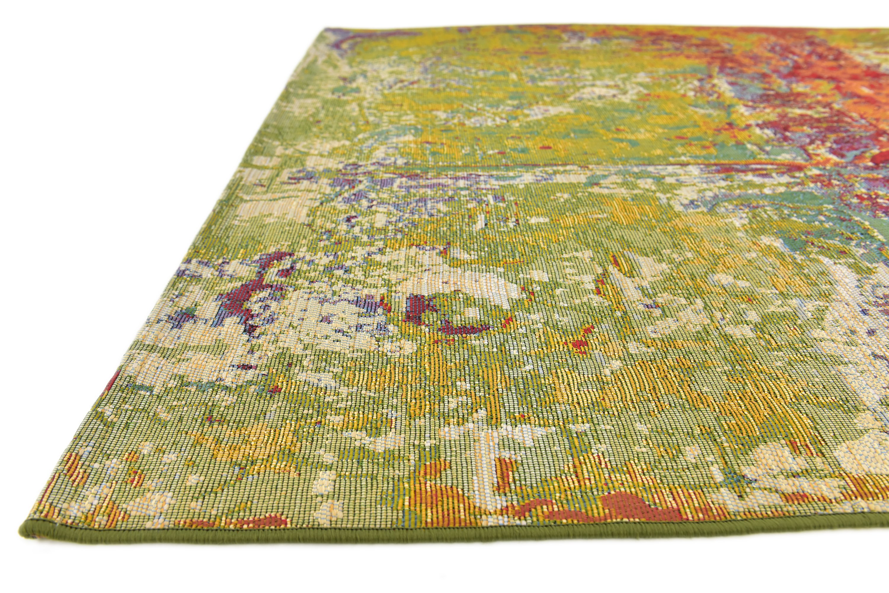 Multi 4' x 6' Outdoor Modern Rug Area Rugs eSaleRugs