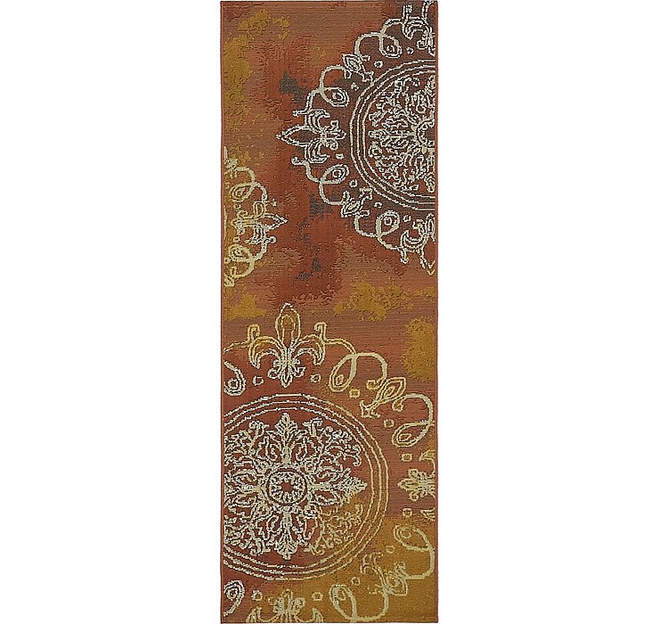 2' x 6' Outdoor Modern Runner Rug