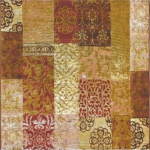 Unique Loom 6' x 6' Outdoor Botanical Squar...