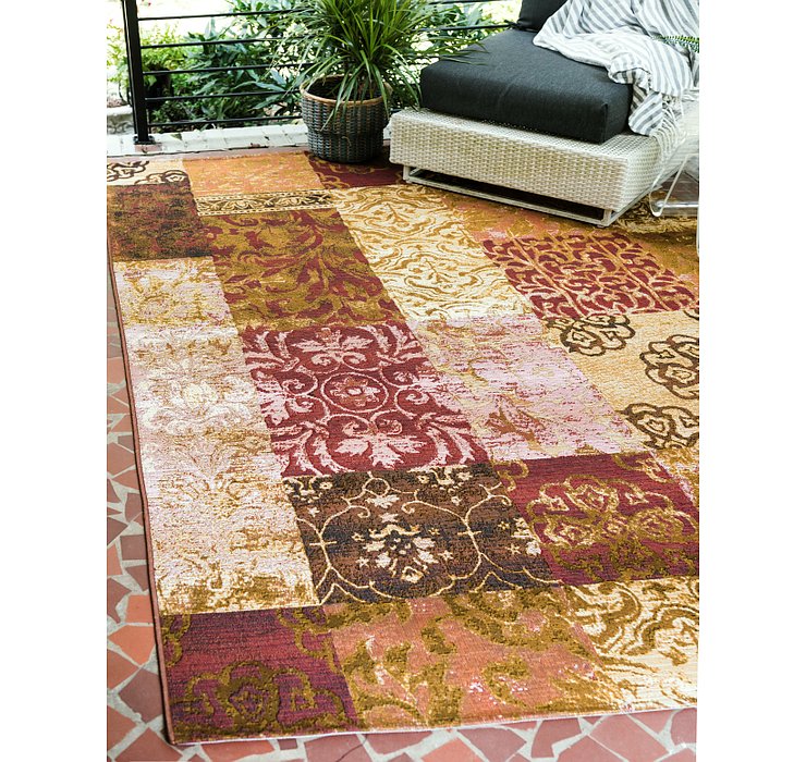 4' x 6' Outdoor Botanical Rug