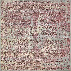 Unique Loom 6' x 6' Outdoor Botanical Squar...