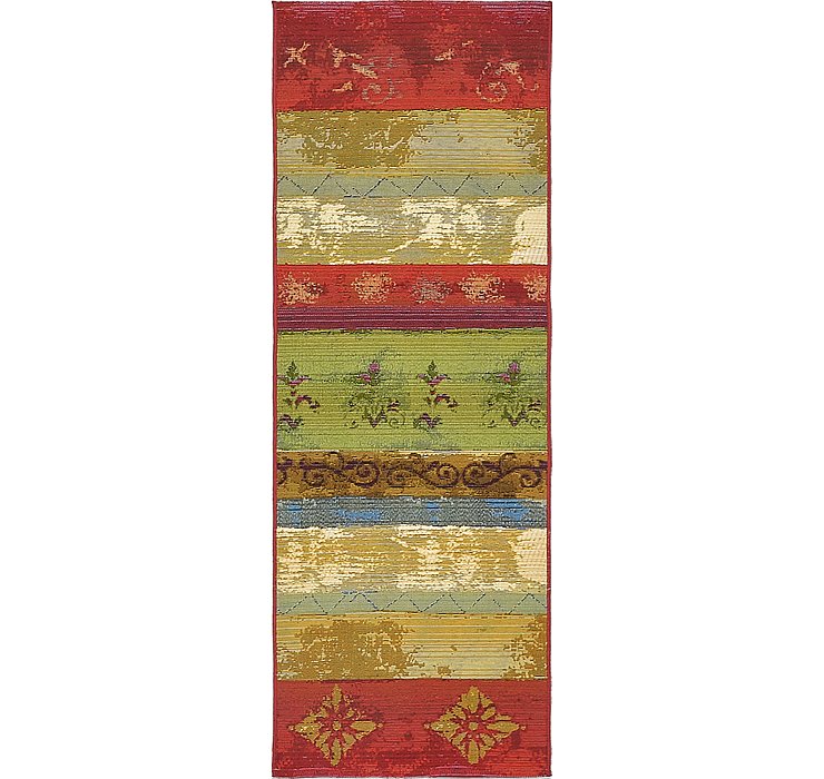 2' x 6' Outdoor Modern Runner Rug