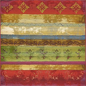 Unique Loom 6' x 6' Outdoor Modern Square Rug