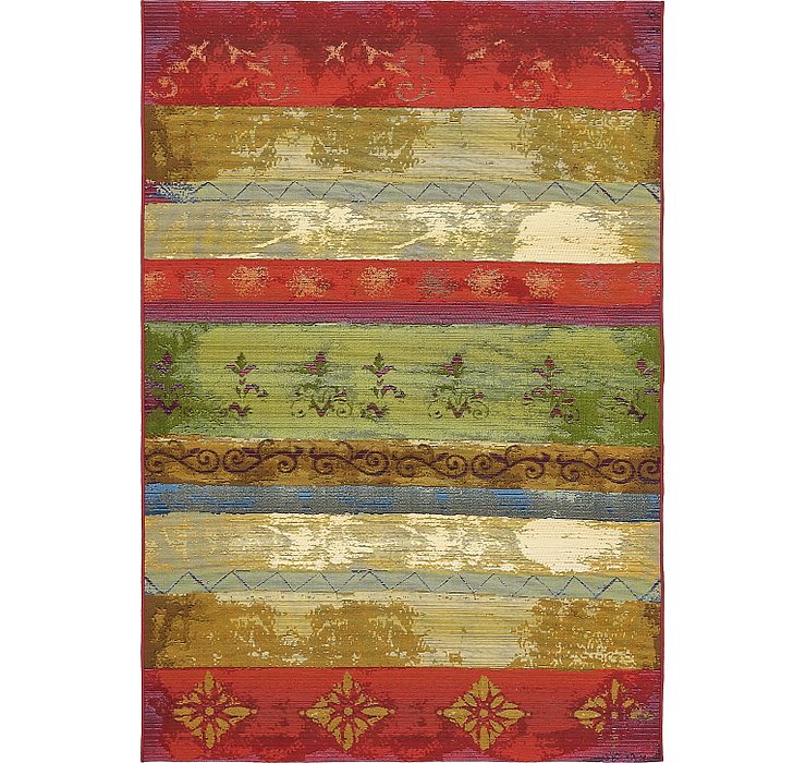 5' 3 x 8' Outdoor Modern Rug
