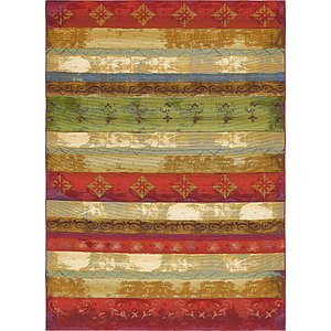 Unique Loom 8' x 11' 4 Outdoor Modern Rug
