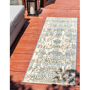 Unique Loom 2' x 6' Outdoor Botanical Runne...