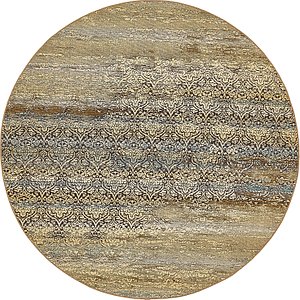 Unique Loom 8' x 8' Outdoor Botanical Round...