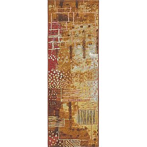 Unique Loom 2' x 6' Outdoor Modern Runner Rug
