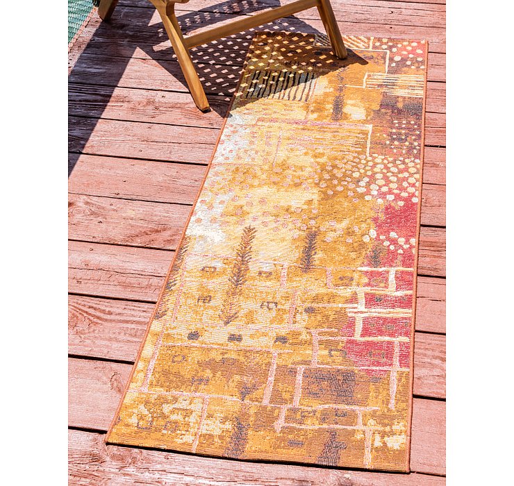 2' x 6' Outdoor Modern Runner Rug
