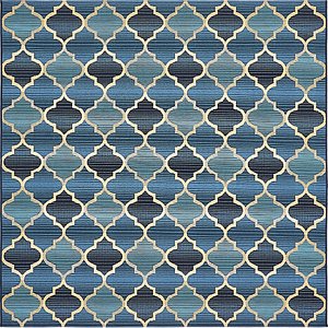 Unique Loom 6' x 6' Outdoor Square Rug