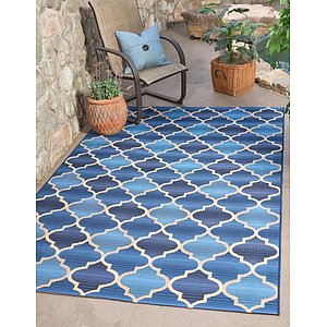 5' 3 x 8' Outdoor Trellis Rug
