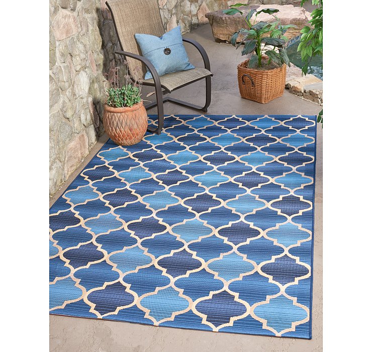 5' 3 x 8' Outdoor Trellis Rug