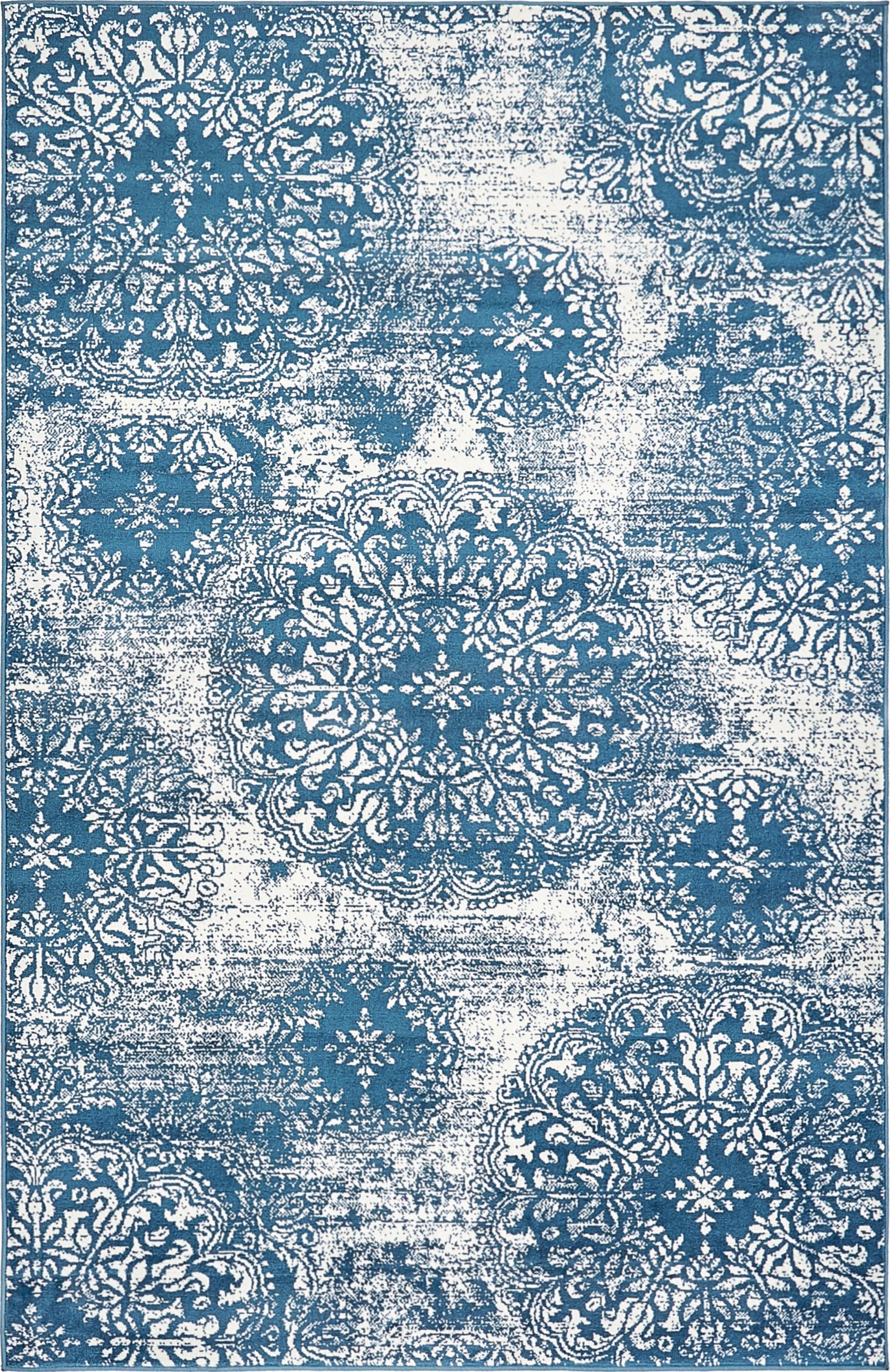 Blue 5' x 8' Monaco Rug eSaleRugs