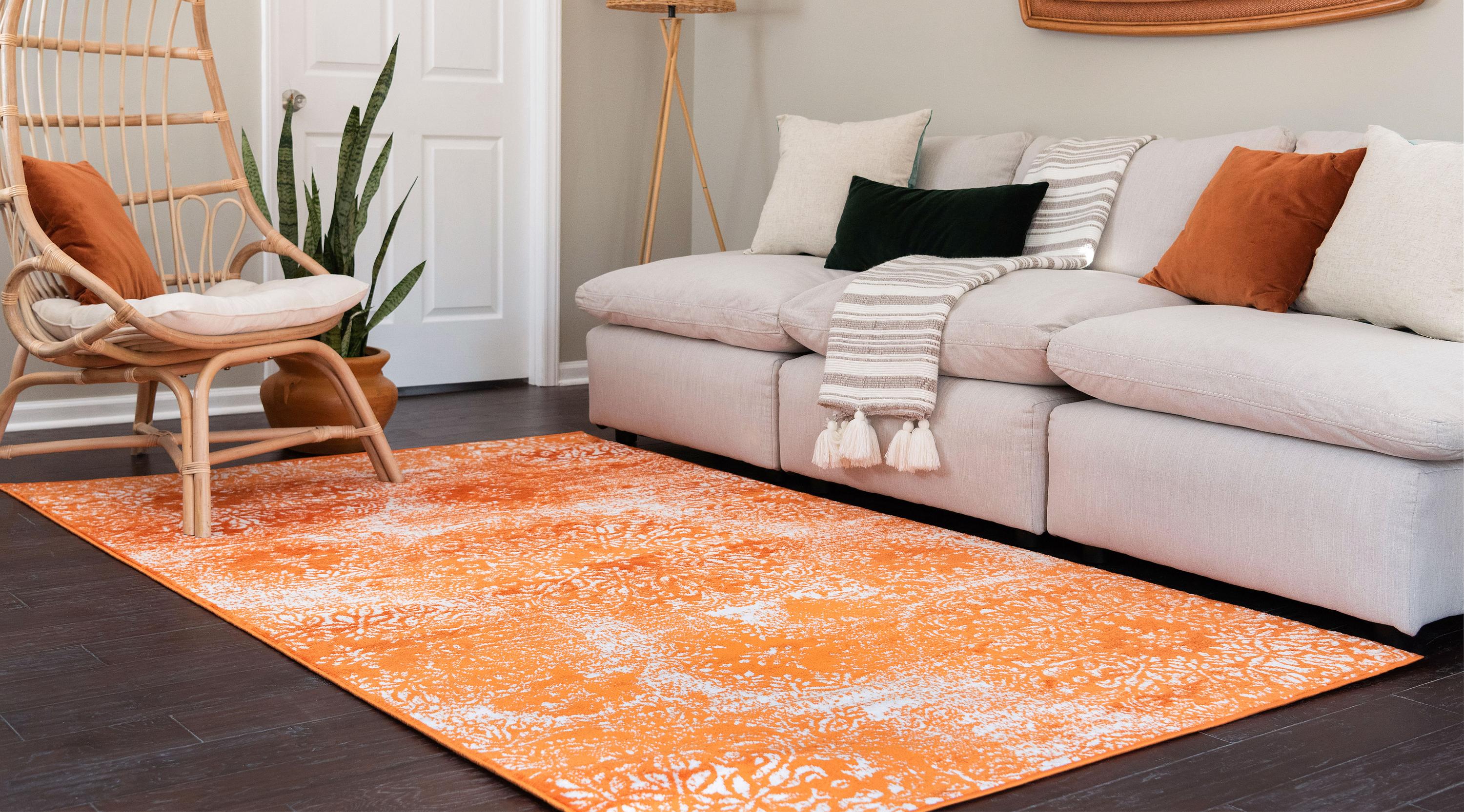 Orange 8' x 10' Monaco Rug Area Rugs eSaleRugs