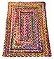 Unique Loom 2' x 3' Braided Chindi Rug thumbnail image 11