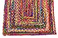 Unique Loom 2' 6 x 6' Braided Chindi Runner Rug thumbnail image 13