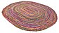 Unique Loom 8' x 10' Braided Chindi Oval Rug thumbnail image 10