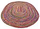 Unique Loom 8' x 10' Braided Chindi Oval Rug thumbnail image 11