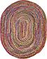 8' x 10' Braided Chindi Oval Rug thumbnail