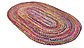 5' x 8' Braided Chindi Oval Rug thumbnail image 10