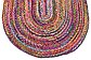 5' x 8' Braided Chindi Oval Rug thumbnail image 13