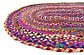 Unique Loom 3' 3 x 5' Braided Chindi Oval Rug thumbnail image 14