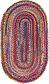 3' 3 x 5' Braided Chindi Oval Rug thumbnail