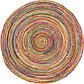 8' x 8' Braided Chindi Round Rug thumbnail image 17