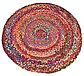 Unique Loom 3' 3 x 3' 3 Braided Chindi Round Rug thumbnail image 18