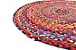 Unique Loom 3' 3 x 3' 3 Braided Chindi Round Rug thumbnail image 21