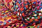 Unique Loom 3' 3 x 3' 3 Braided Chindi Round Rug thumbnail image 23