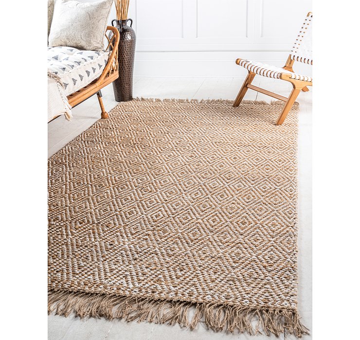 3' 3 x 5' Braided Jute Rug