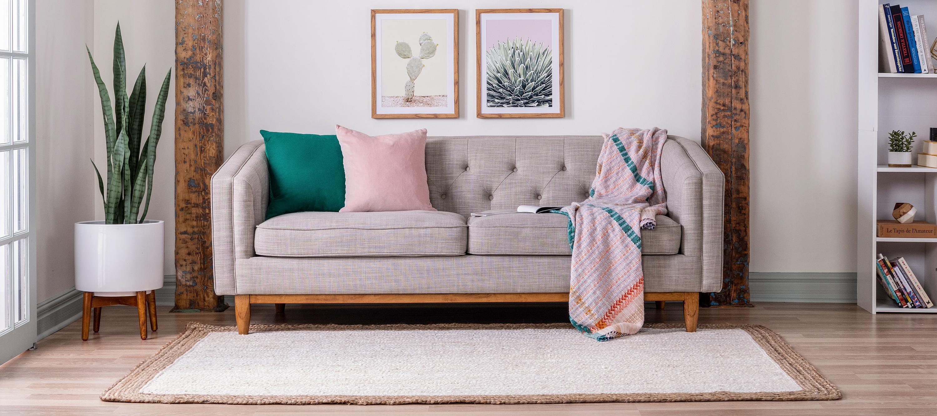 White 8' x 10' Braided Jute Rug eSaleRugs