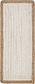 2' 6 x 6' Braided Jute Runner Rug thumbnail