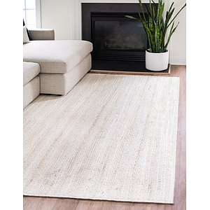 5' x 8' Braided Jute Rug