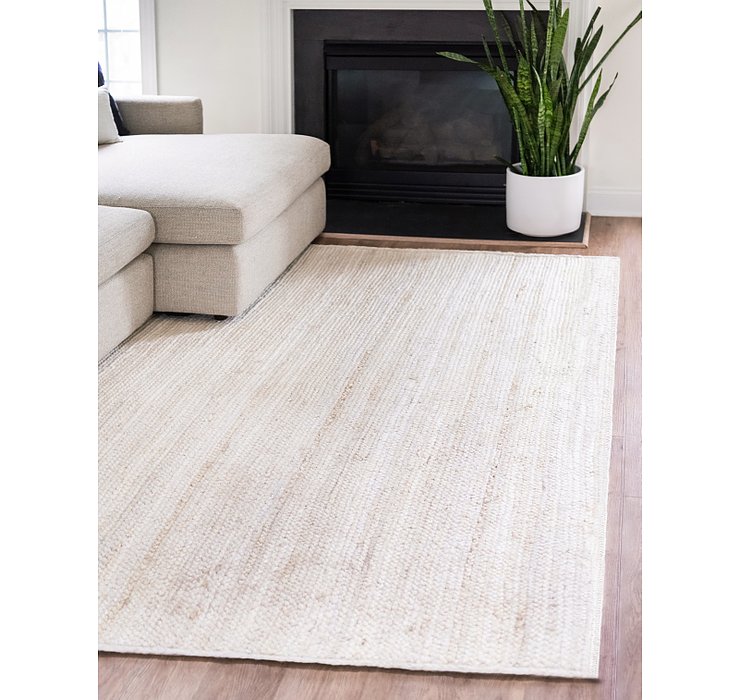 5' x 8' Braided Jute Rug