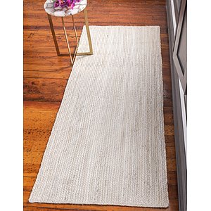 Unique Loom 2' 6 x 6' Braided Jute Runner Rug