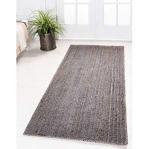 Unique Loom 2' 6 x 6' Braided Jute Runner Rug